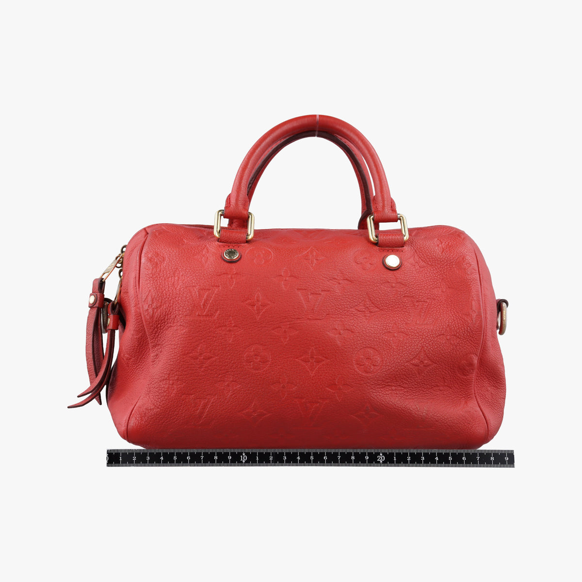 Pre-owned Louis Vuitton Speedy Bandouliere 30 Orian Monogram Empreinte M40756 handbag | stylenewstar