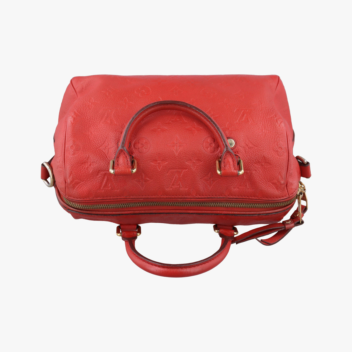 Pre-owned Louis Vuitton Speedy Bandouliere 30 Orian Monogram Empreinte M40756 handbag | stylenewstar