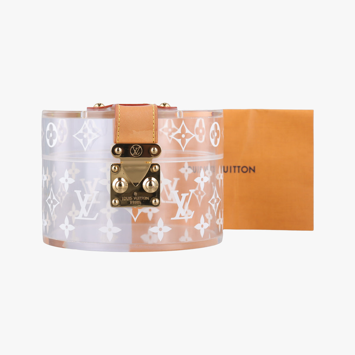 Secondhand Louis Vuitton Box Scott Transparent Monogram Plexiglass GI0203 vanitybag | stylenewstar