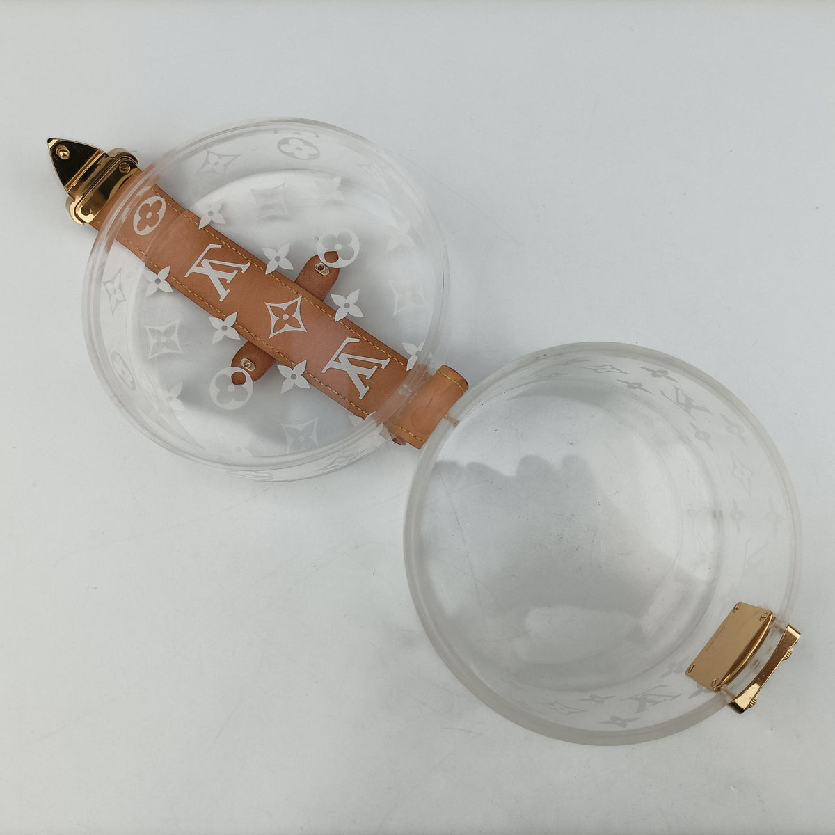 Secondhand Louis Vuitton Box Scott Transparent Monogram Plexiglass GI0203 vanitybag | stylenewstar