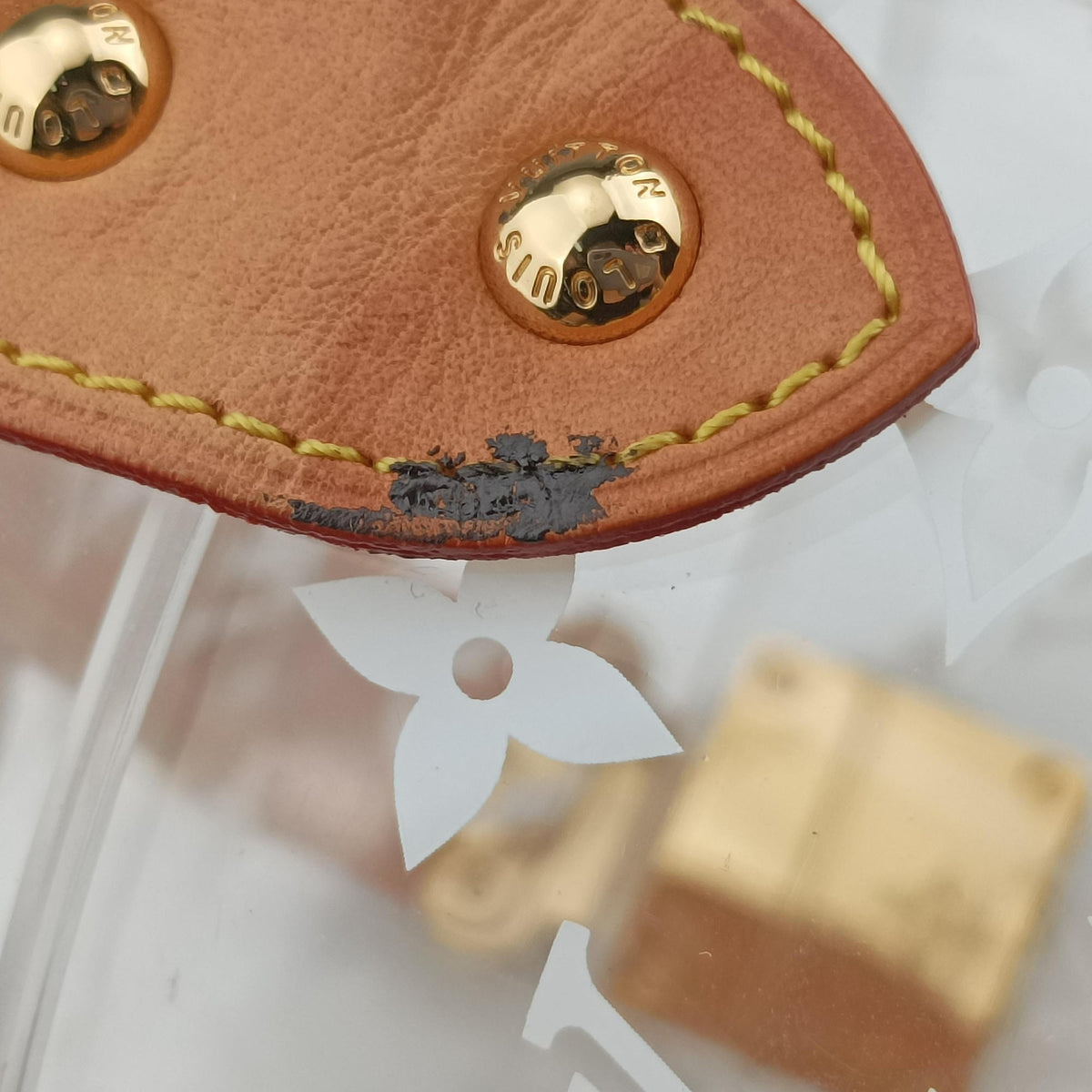 Secondhand Louis Vuitton Box Scott Transparent Monogram Plexiglass GI0203 vanitybag | stylenewstar