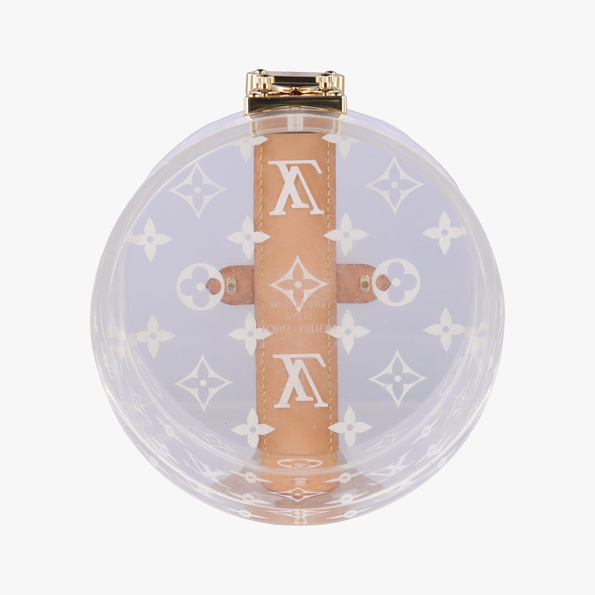 Secondhand Louis Vuitton Box Scott Transparent Monogram Plexiglass GI0203 vanitybag | stylenewstar