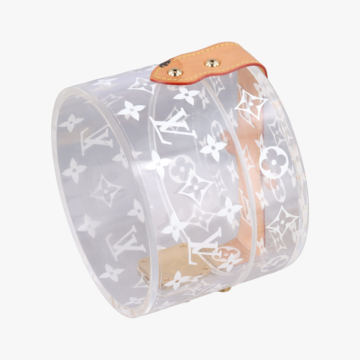 Secondhand Louis Vuitton Box Scott Transparent Monogram Plexiglass GI0203 vanitybag | stylenewstar