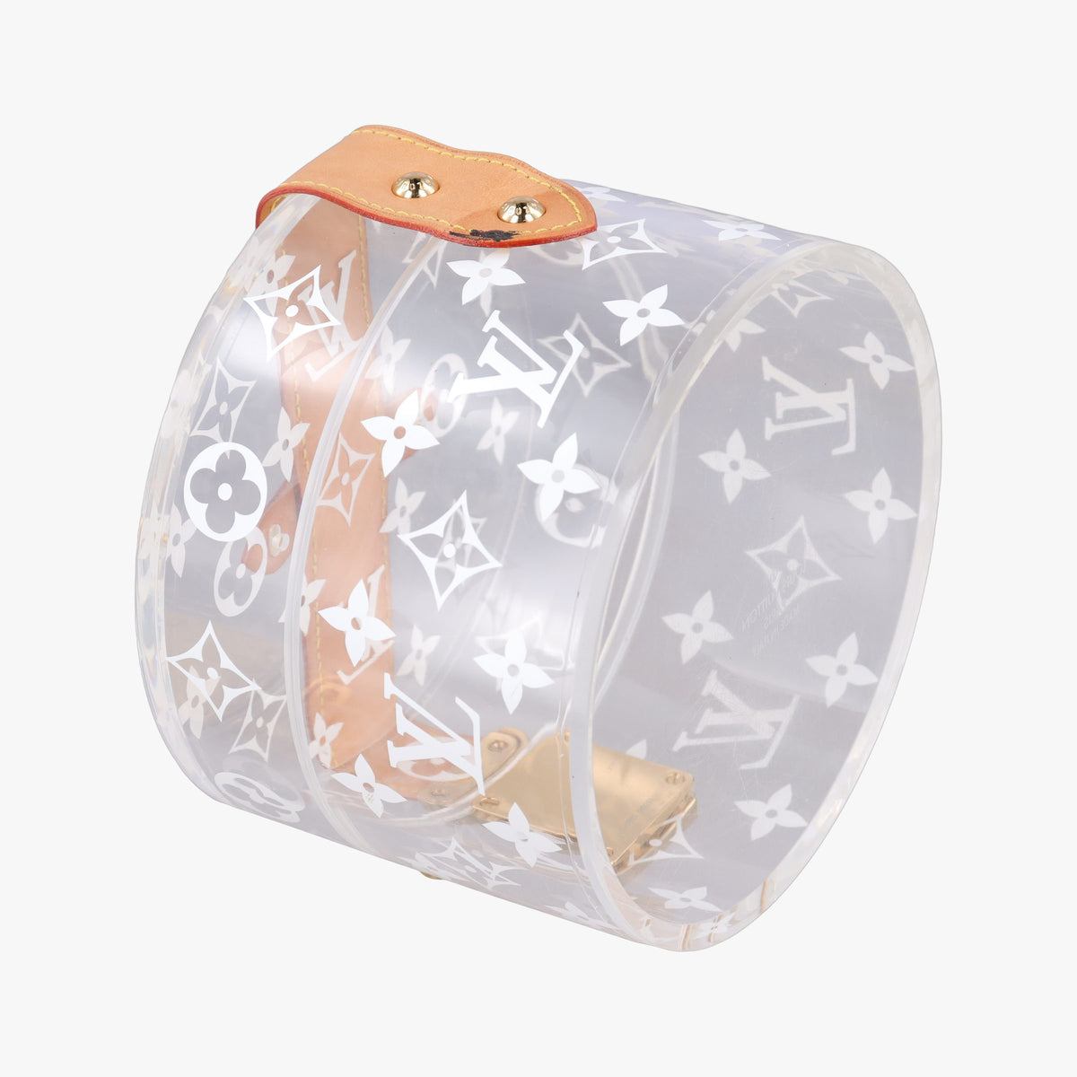 Secondhand Louis Vuitton Box Scott Transparent Monogram Plexiglass GI0203 vanitybag | stylenewstar
