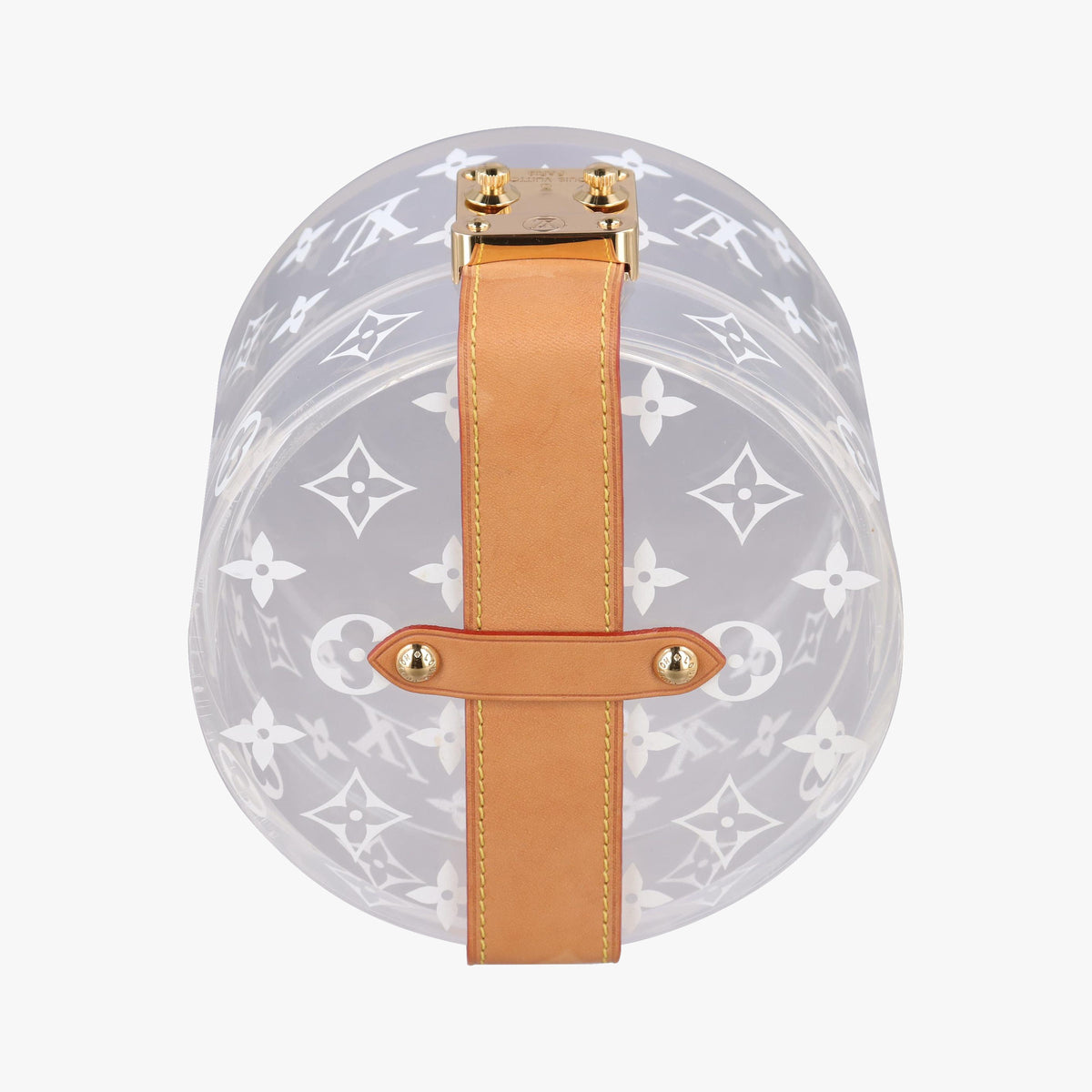 Secondhand Louis Vuitton Box Scott Transparent Monogram Plexiglass GI0203 vanitybag | stylenewstar