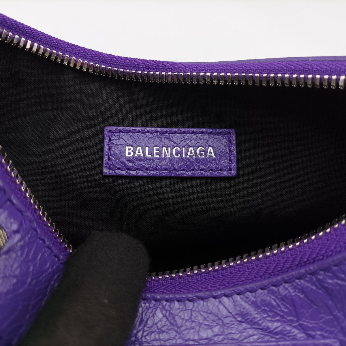Vintage Balenciaga Le Cagole Purple lambskin  shoulderbag | stylenewstar