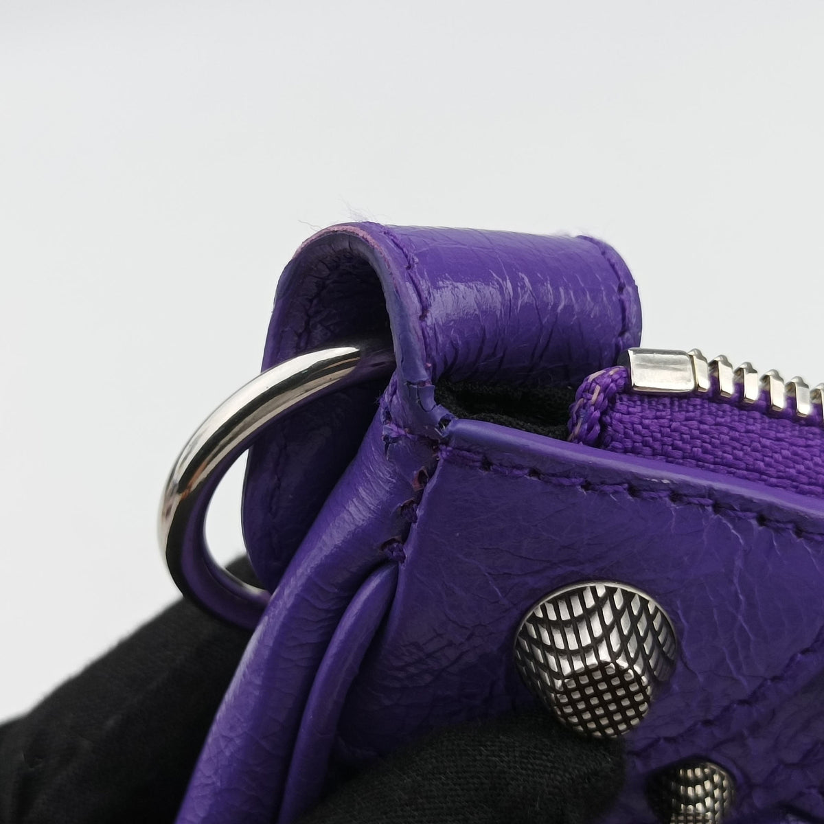 Vintage Balenciaga Le Cagole Purple lambskin  shoulderbag | stylenewstar