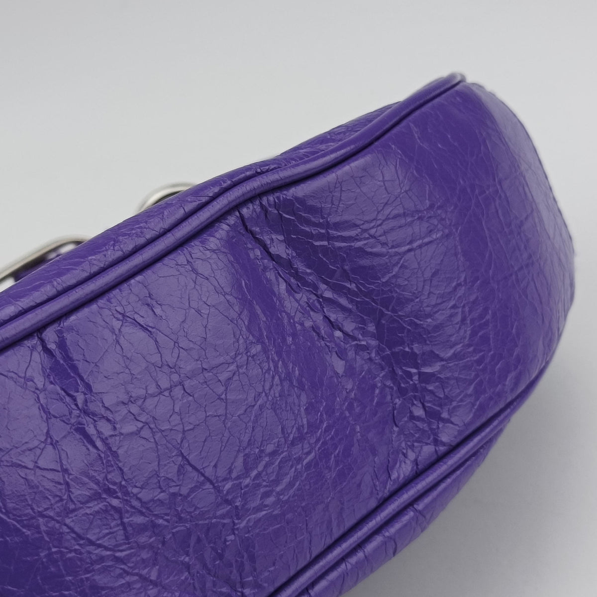 Vintage Balenciaga Le Cagole Purple lambskin  shoulderbag | stylenewstar