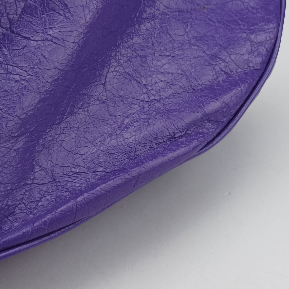 Vintage Balenciaga Le Cagole Purple lambskin  shoulderbag | stylenewstar