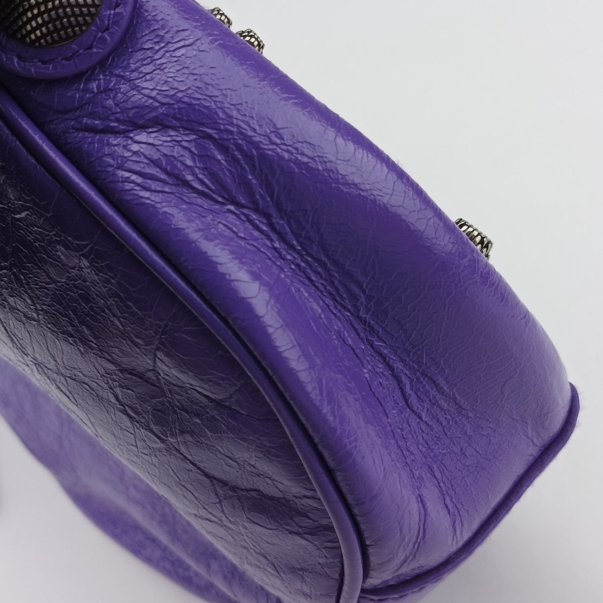 Vintage Balenciaga Le Cagole Purple lambskin  shoulderbag | stylenewstar