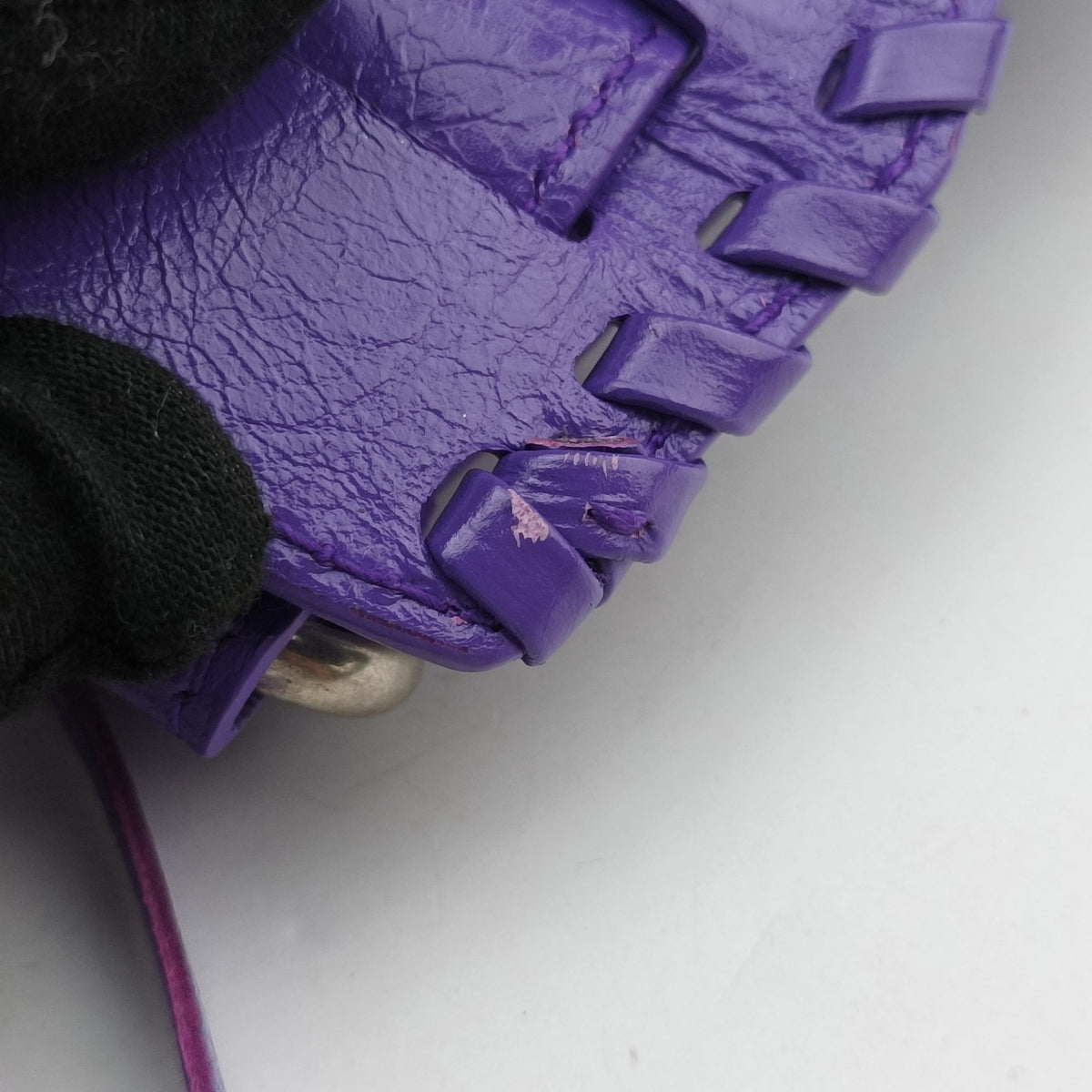 Vintage Balenciaga Le Cagole Purple lambskin  shoulderbag | stylenewstar