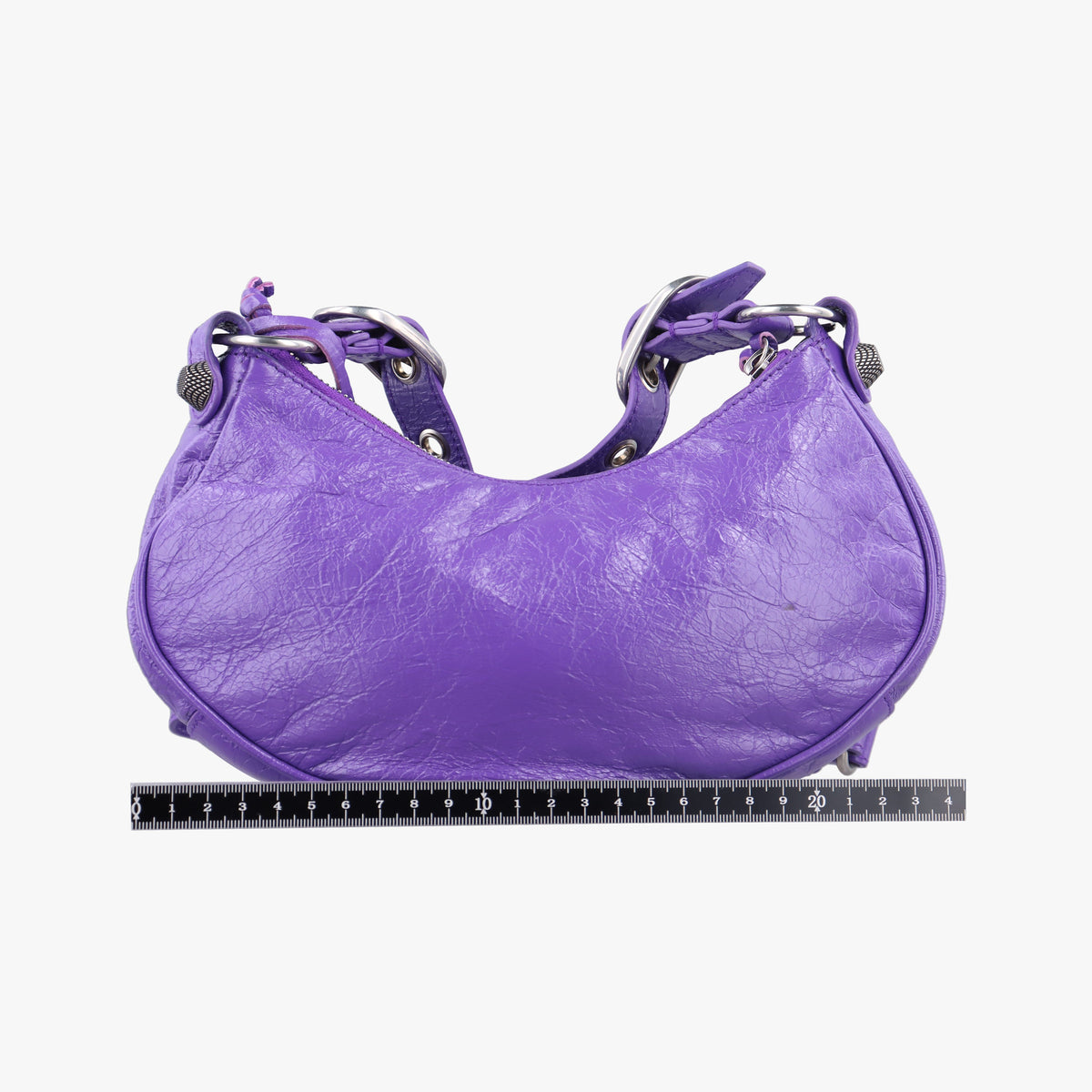 Vintage Balenciaga Le Cagole Purple lambskin  shoulderbag | stylenewstar