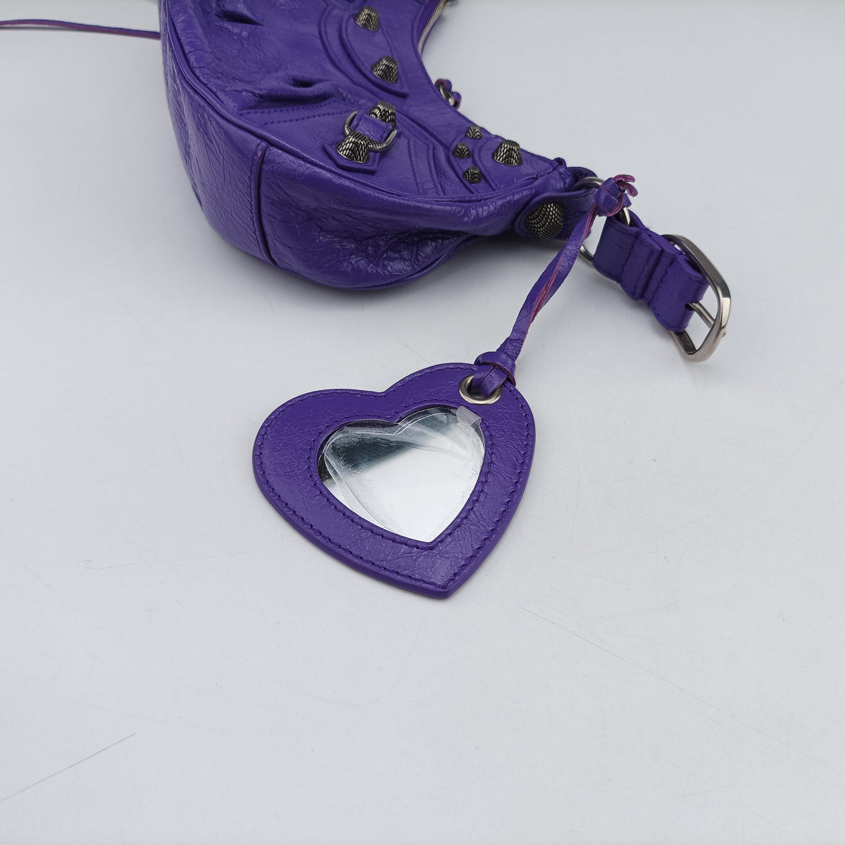 Vintage Balenciaga Le Cagole Purple lambskin  shoulderbag | stylenewstar
