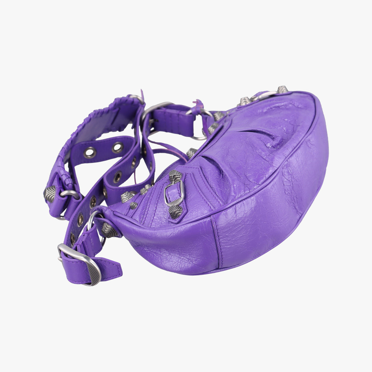 Vintage Balenciaga Le Cagole Purple lambskin  shoulderbag | stylenewstar