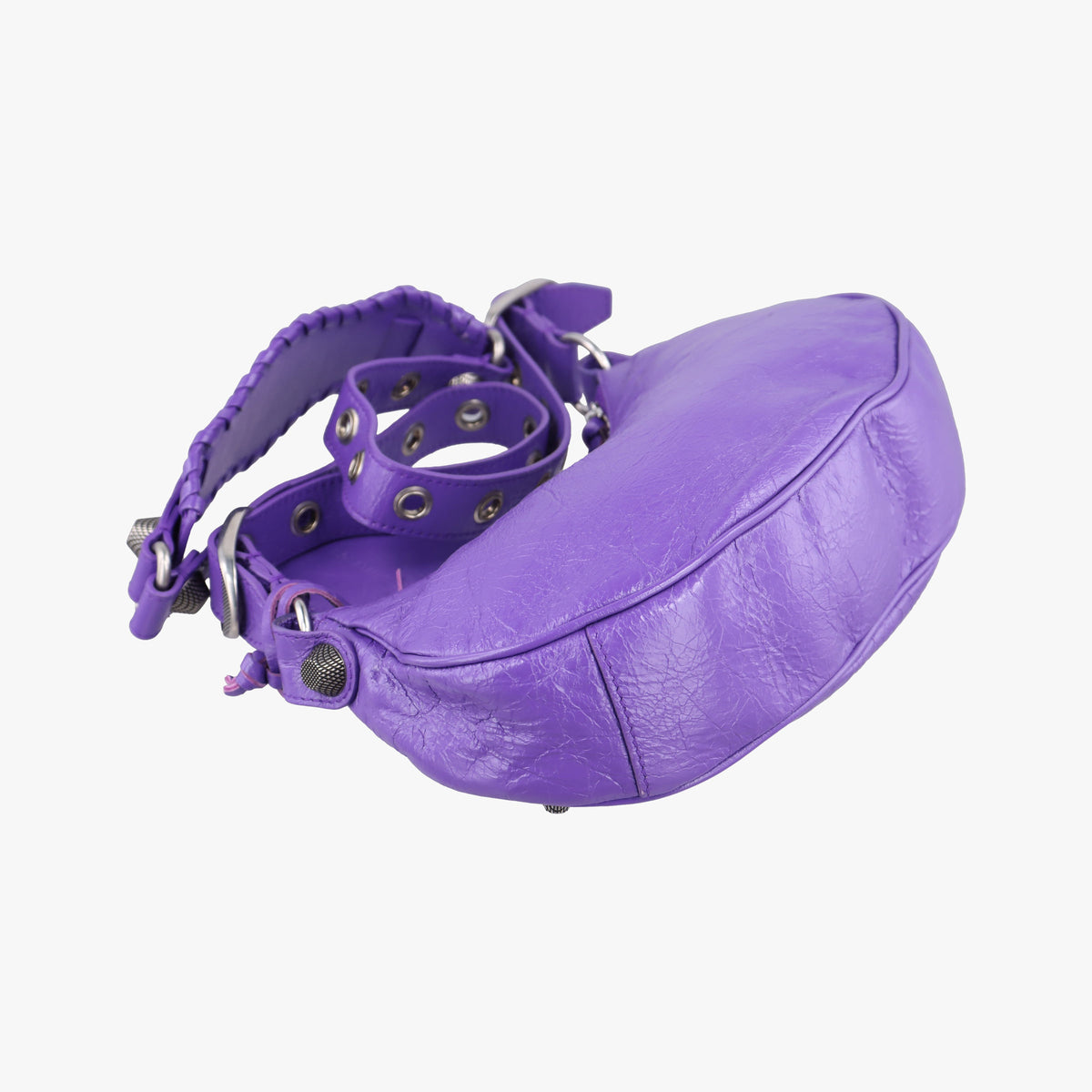 Vintage Balenciaga Le Cagole Purple lambskin  shoulderbag | stylenewstar