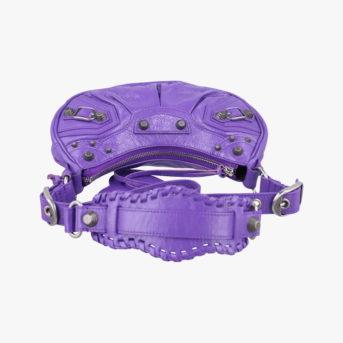 Vintage Balenciaga Le Cagole Purple lambskin  shoulderbag | stylenewstar