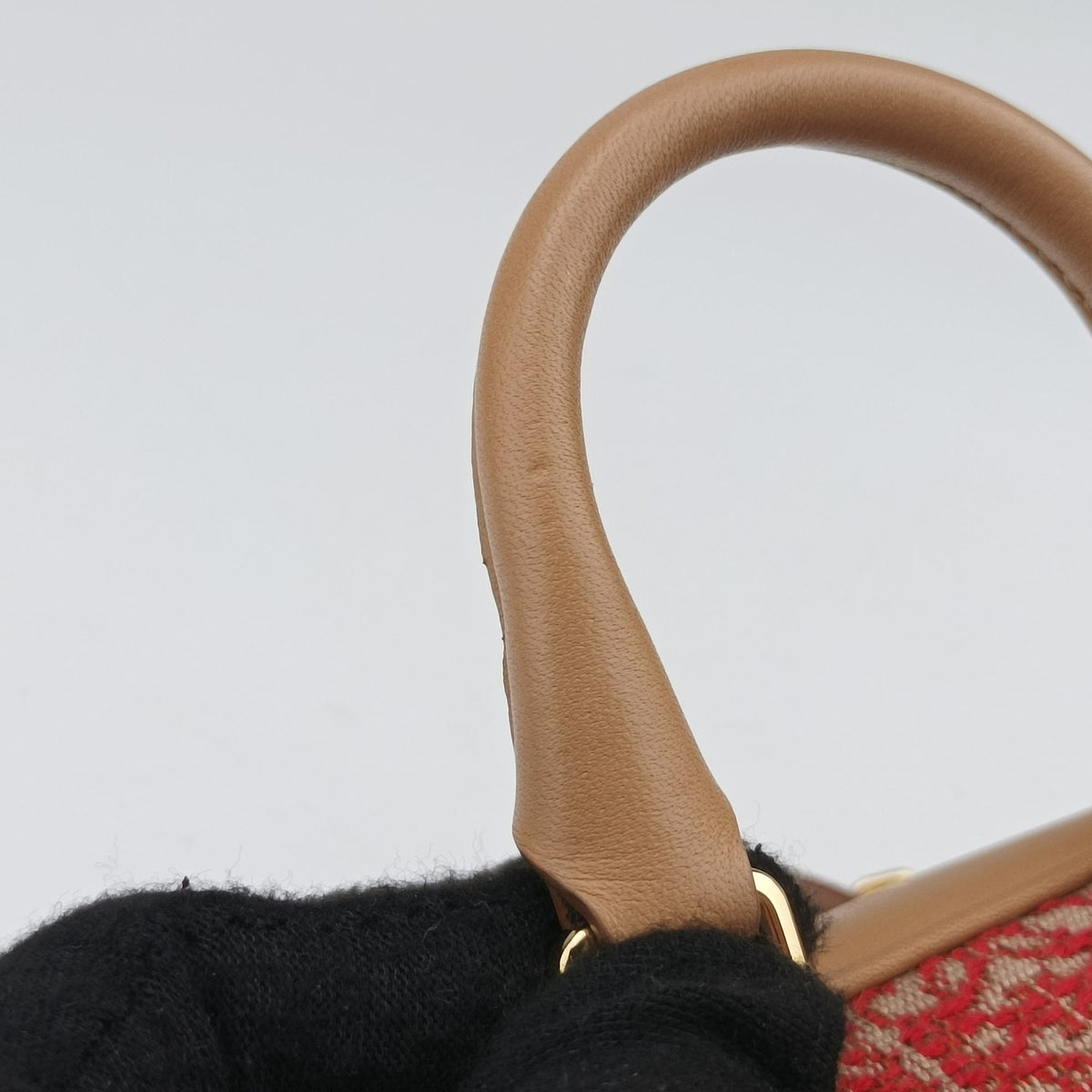 Secondhand Loewe Amazona Nano Brown Canvas x leather  shoulderbag | stylenewstar