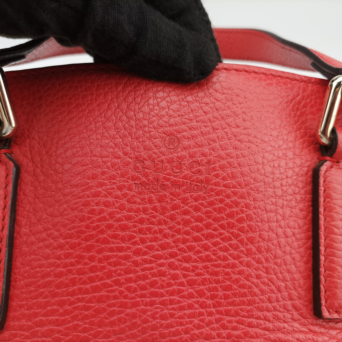 Pre-owned Gucci Bamboo tassel fringe Red Leather 365346 shoulderbag | stylenewstar