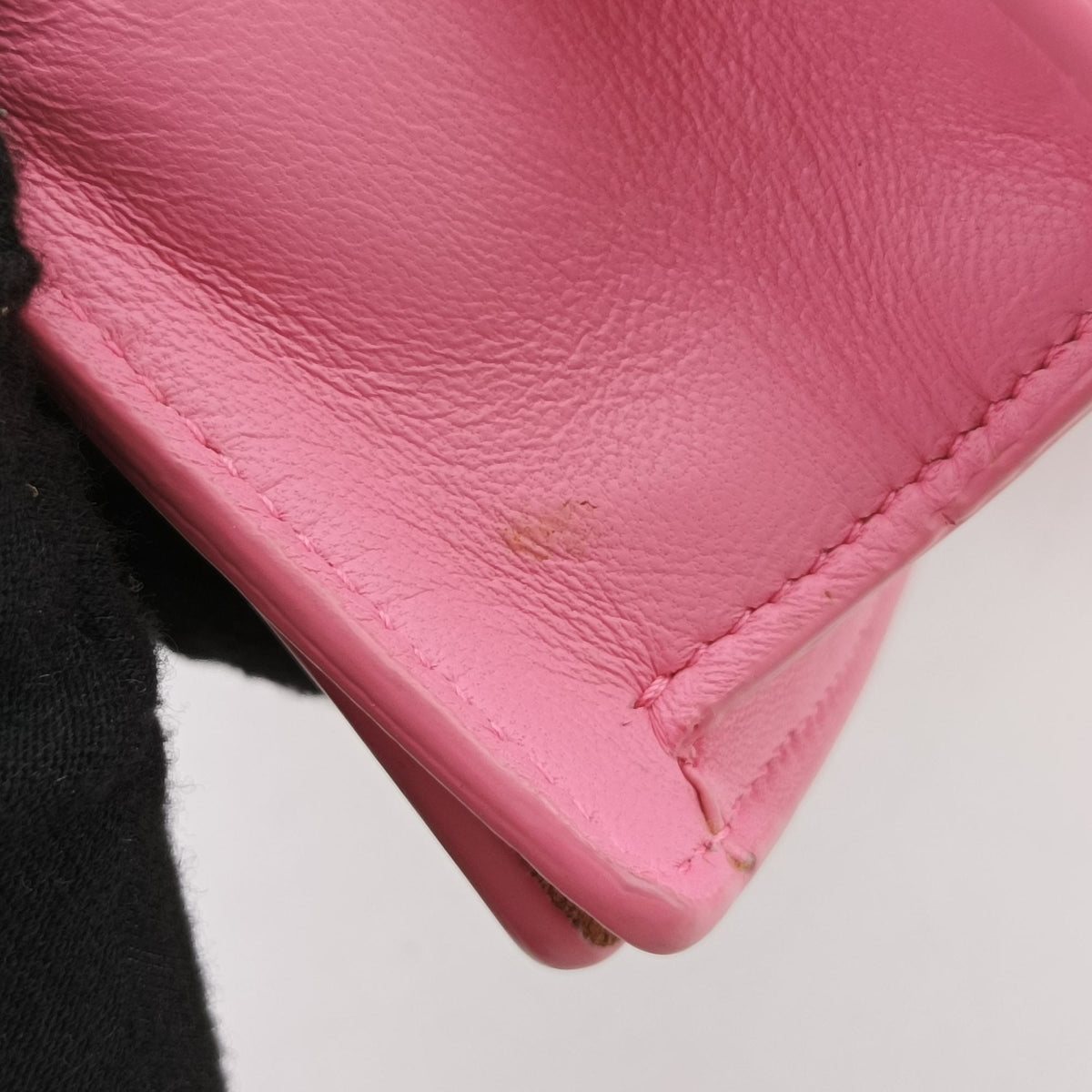 Secondhand Bottega Veneta Cassette Pink lambskin  shoulderbag | stylenewstar