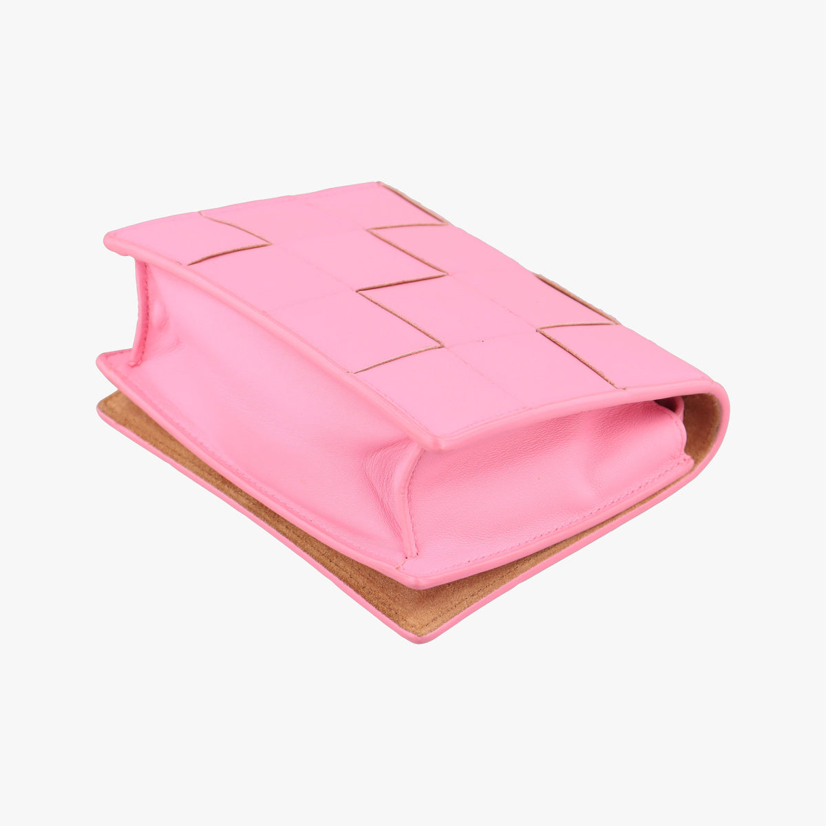 Secondhand Bottega Veneta Cassette Pink lambskin  shoulderbag | stylenewstar