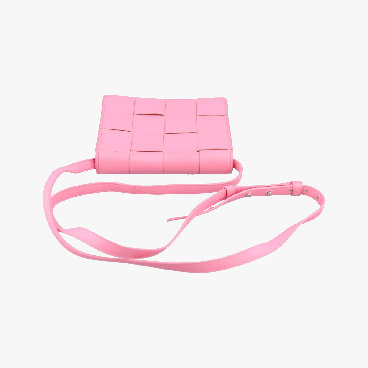 Secondhand Bottega Veneta Cassette Pink lambskin  shoulderbag | stylenewstar