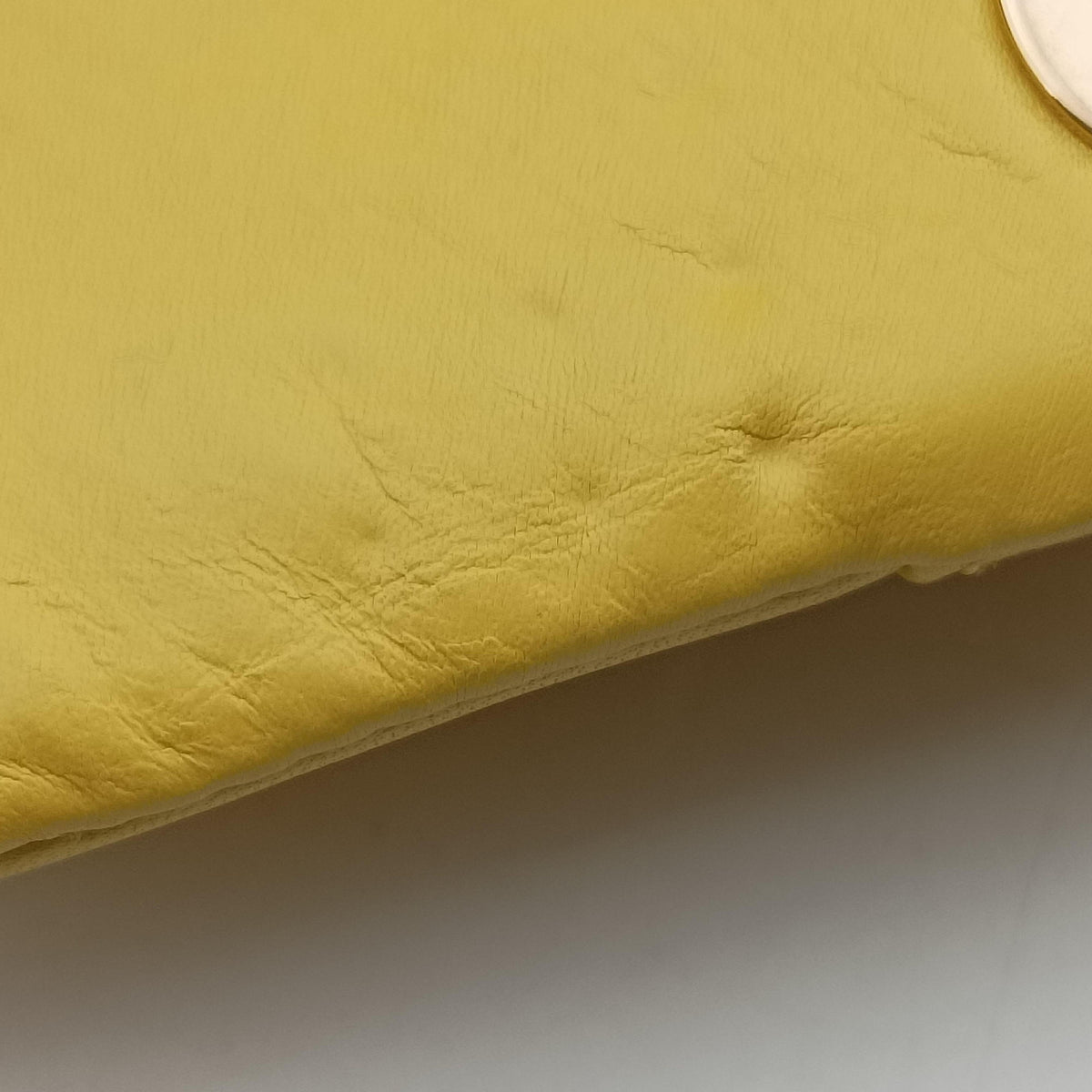 Vintage Christian Louboutin Sweet Charity Scarabe Spike Yellow Leather  shoulderbag | stylenewstar