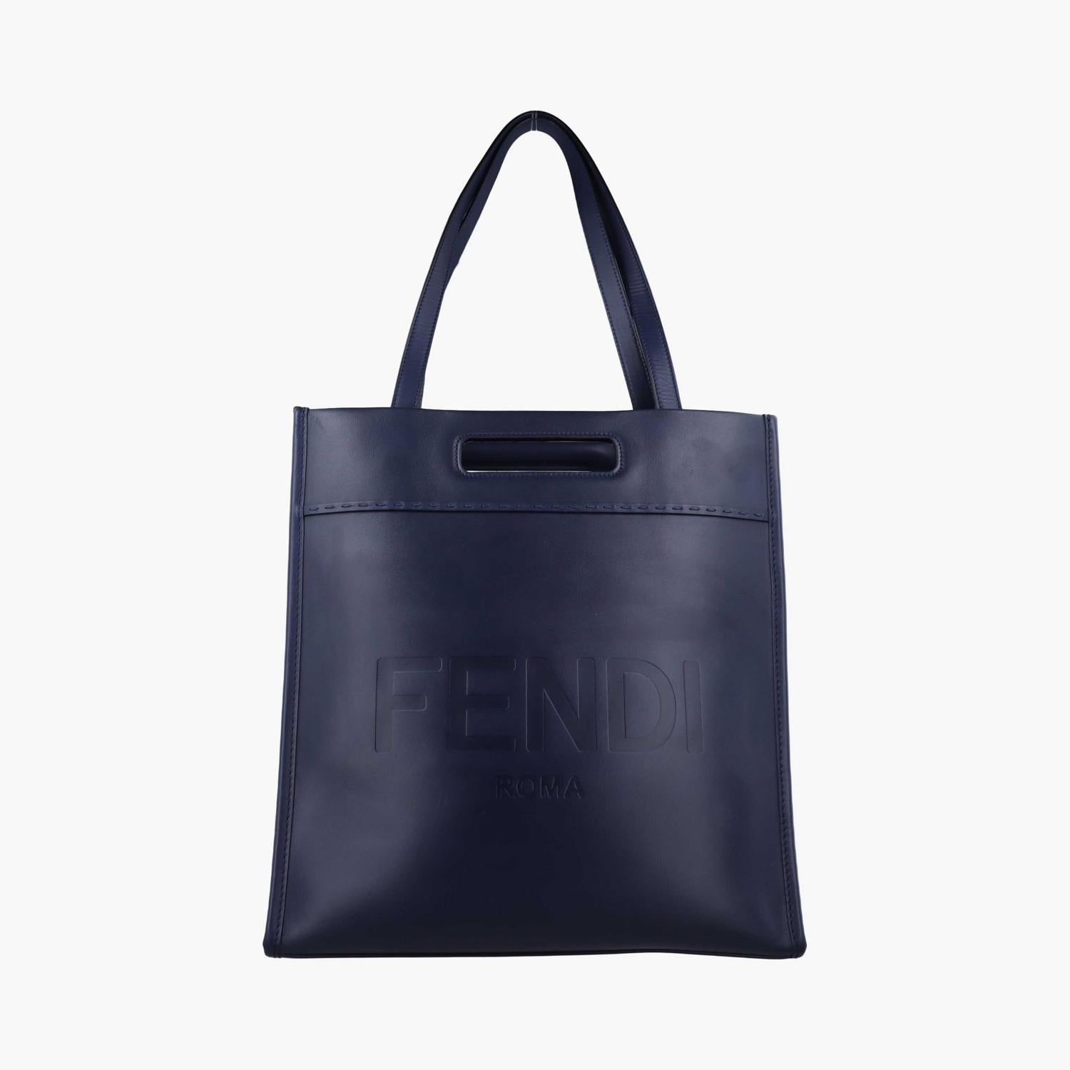 Pre-owned Fendi null Navy null 7VA481 shoulderbag | stylenewstar