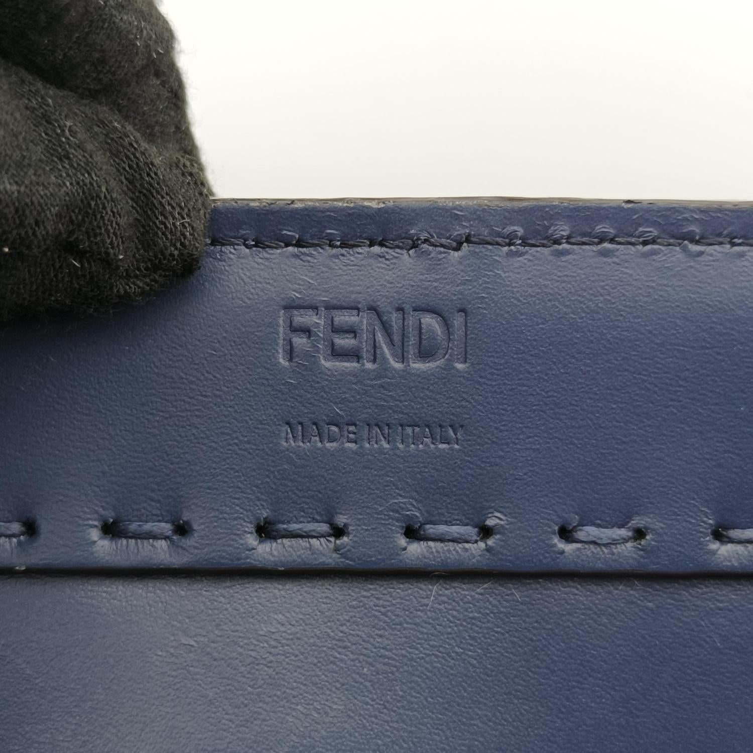 Pre-owned Fendi null Navy null 7VA481 shoulderbag | stylenewstar