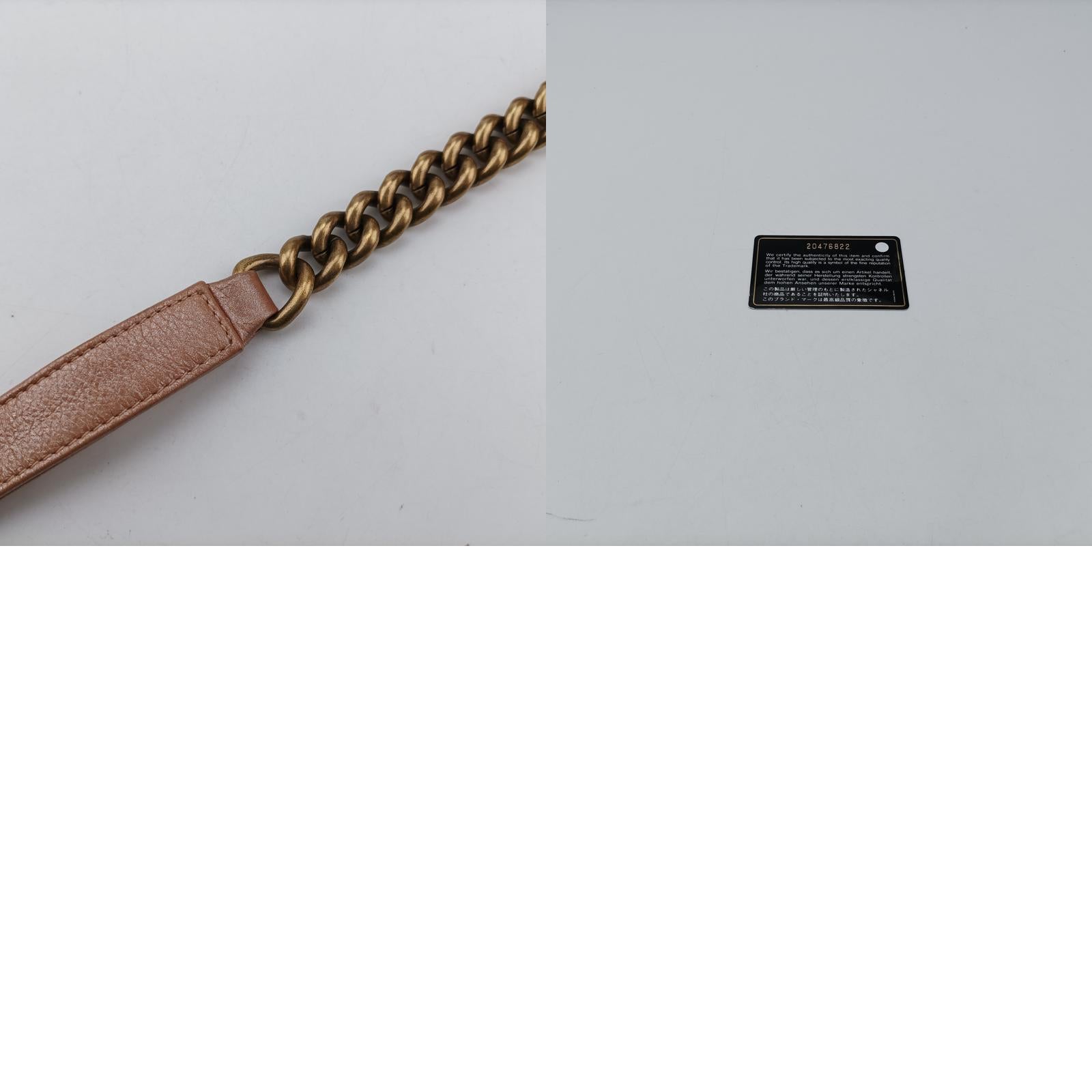 Pre-owned Chanel BOY CHANEL Golden¡Ápink lambskin A67086 shoulderbag | stylenewstar