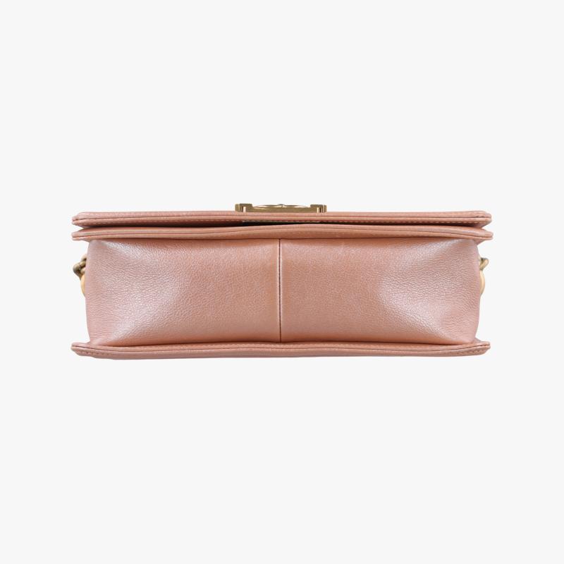 Pre-owned Chanel BOY CHANEL Golden¡Ápink lambskin A67086 shoulderbag | stylenewstar