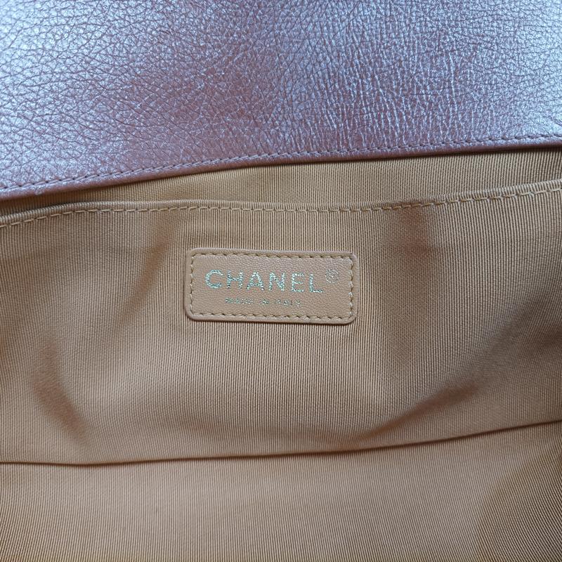 Pre-owned Chanel BOY CHANEL Golden¡Ápink lambskin A67086 shoulderbag | stylenewstar