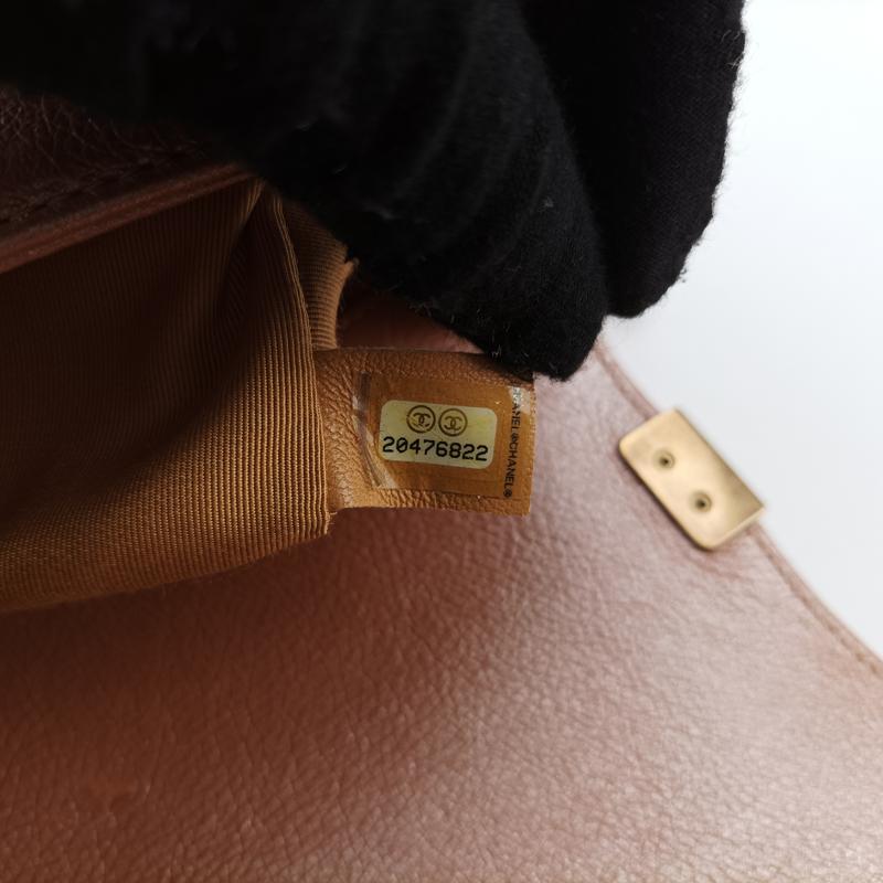 Pre-owned Chanel BOY CHANEL Golden¡Ápink lambskin A67086 shoulderbag | stylenewstar