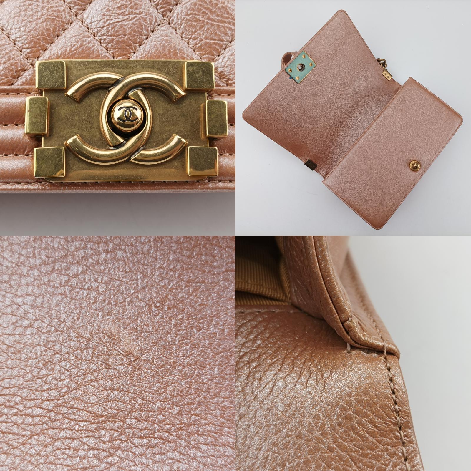 Pre-owned Chanel BOY CHANEL Golden¡Ápink lambskin A67086 shoulderbag | stylenewstar