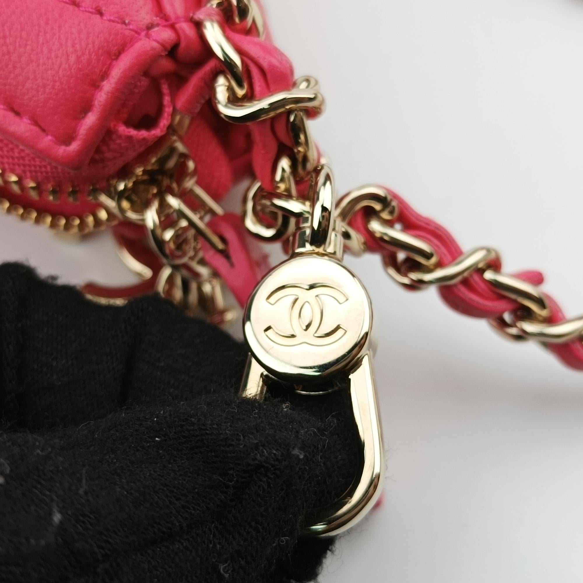 Pre-owned Chanel Around Hobo Matelasse Rose lambskin AS3917 shoulderbag | stylenewstar