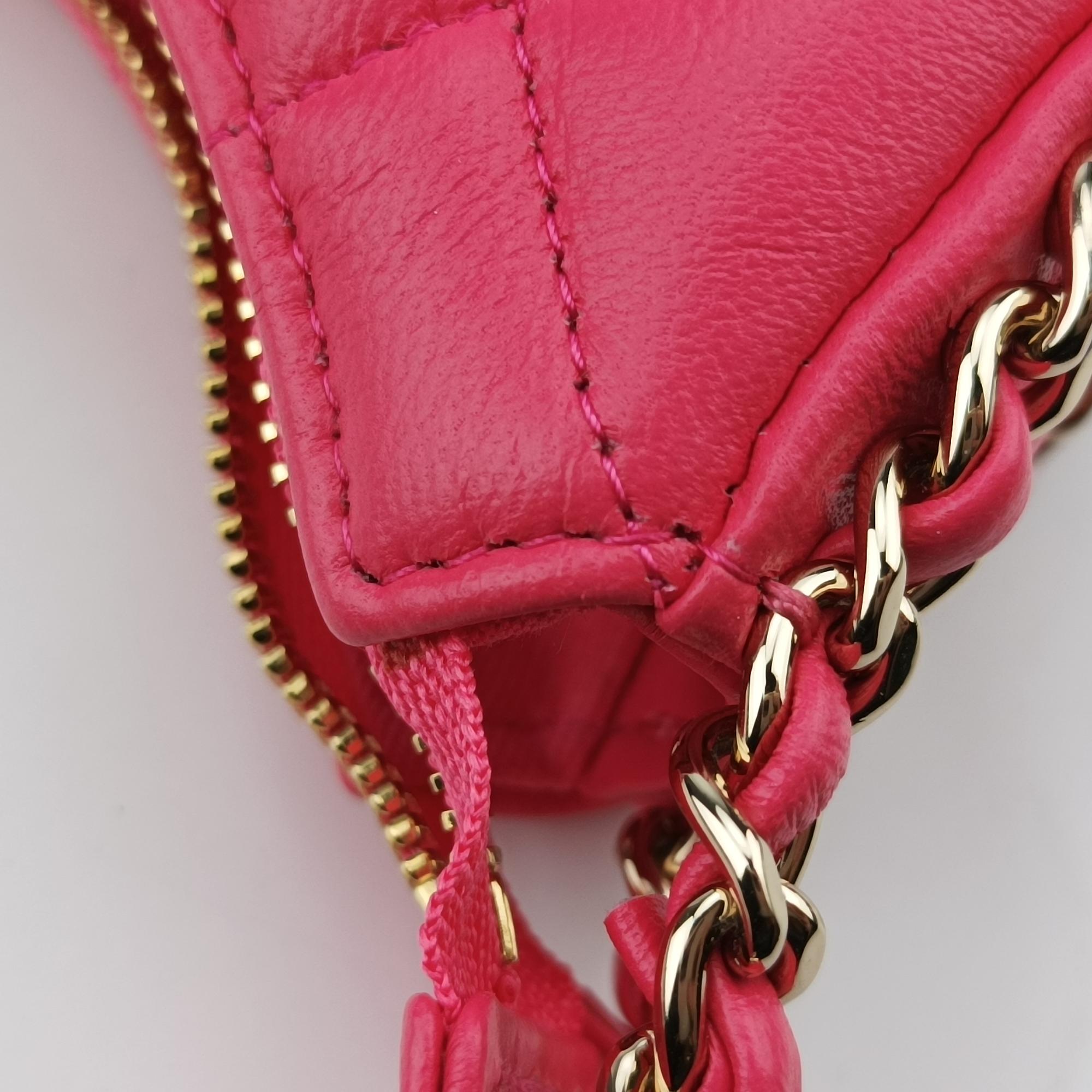 Pre-owned Chanel Around Hobo Matelasse Rose lambskin AS3917 shoulderbag | stylenewstar