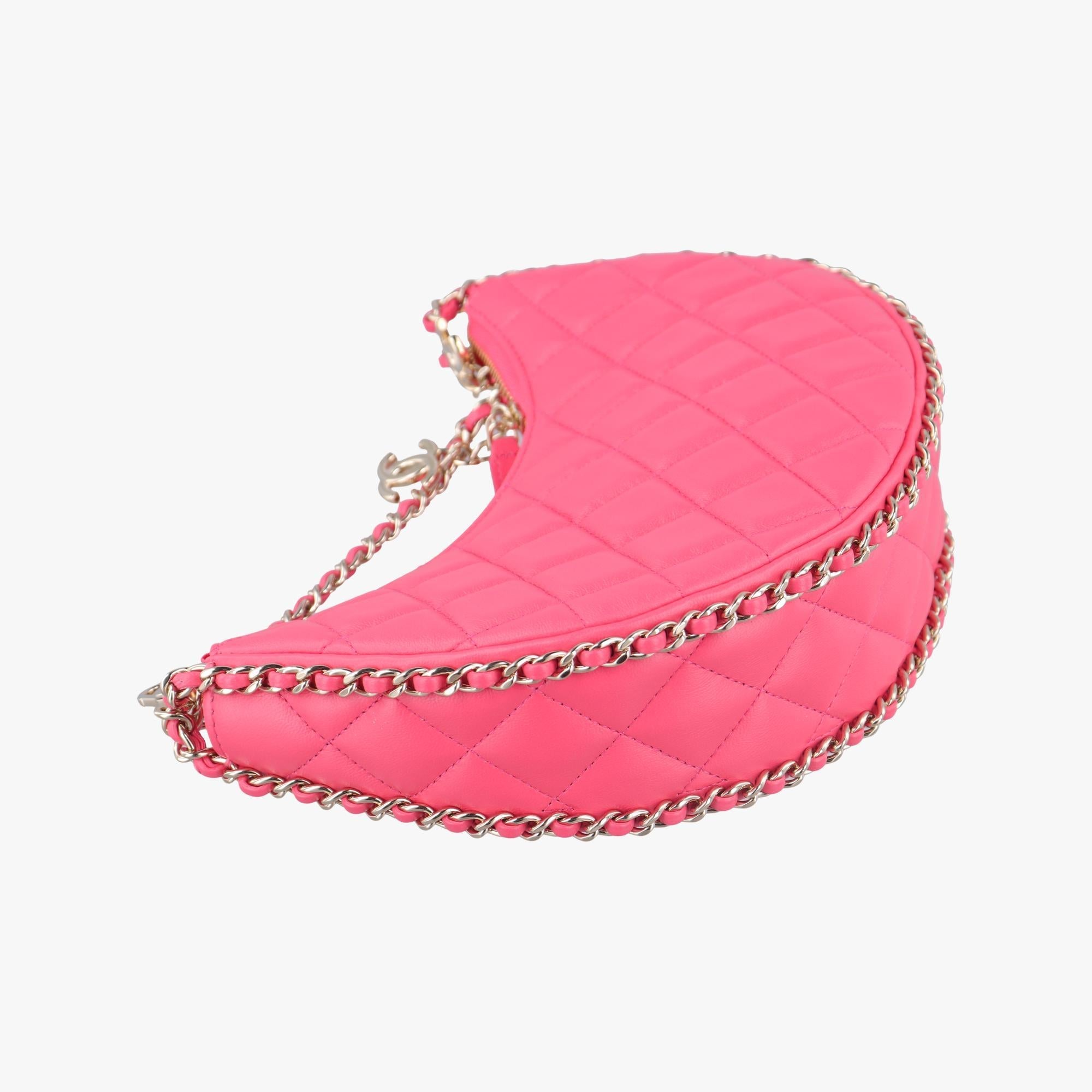 Pre-owned Chanel Around Hobo Matelasse Rose lambskin AS3917 shoulderbag | stylenewstar