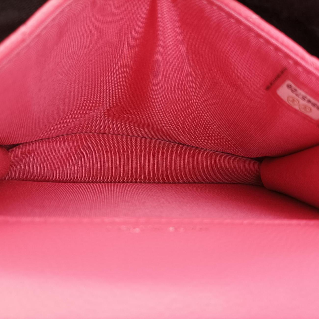 Pre-owned Chanel TRENDY CC¡¡ Pink caviar skin AP1955 bum bag/waist bag | stylenewstar