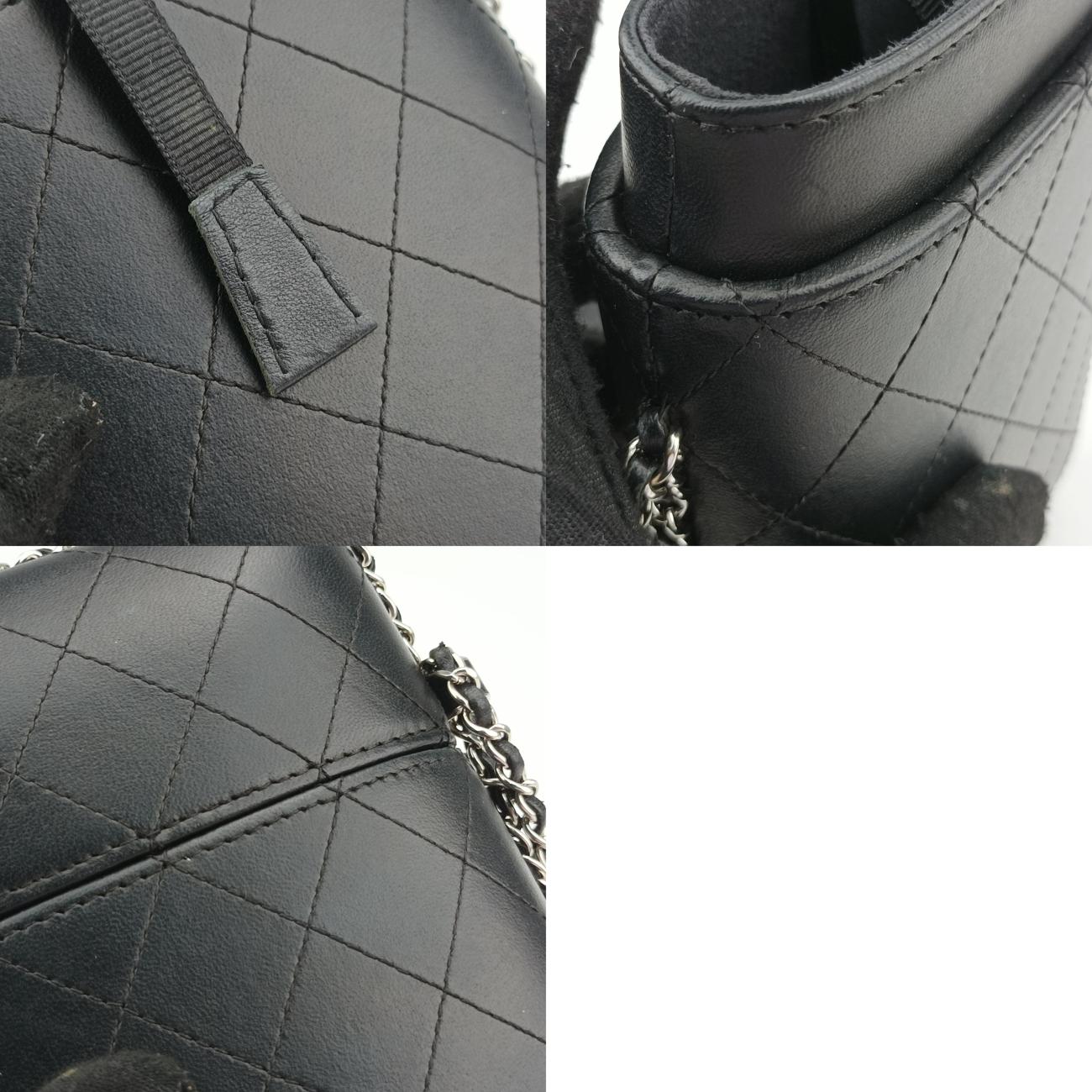 Secondhand Chanel Chanel CC  Phone Holder Black lambskin A94471 crossbodybag | stylenewstar