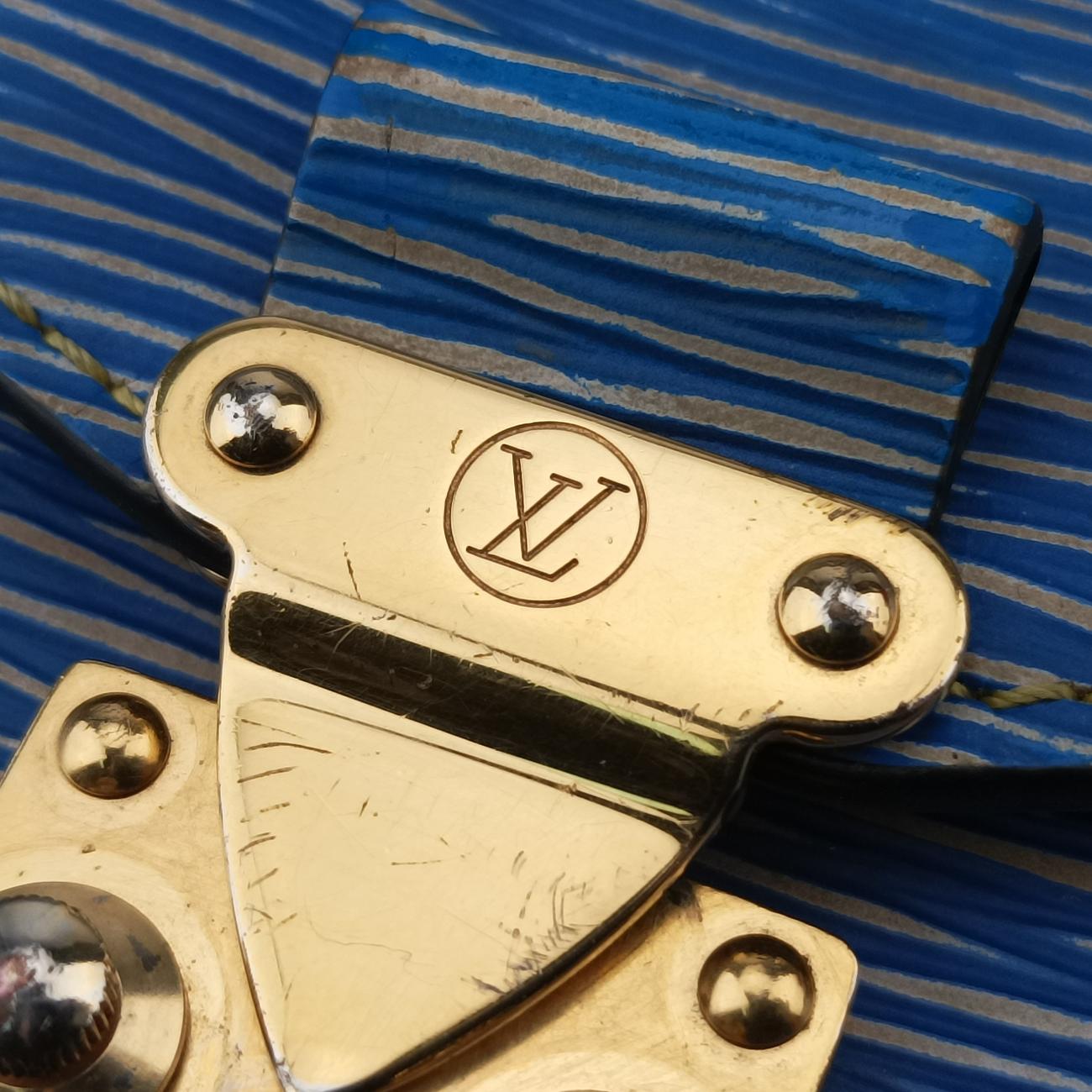 Pre-owned Louis Vuitton Pochette Métis MM brown×Denim Blue Monogram Reverse×Epi M52904 shoulderbag | stylenewstar