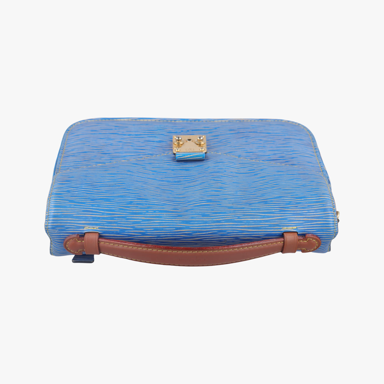 Pre-owned Louis Vuitton Pochette Métis MM brown×Denim Blue Monogram Reverse×Epi M52904 shoulderbag | stylenewstar