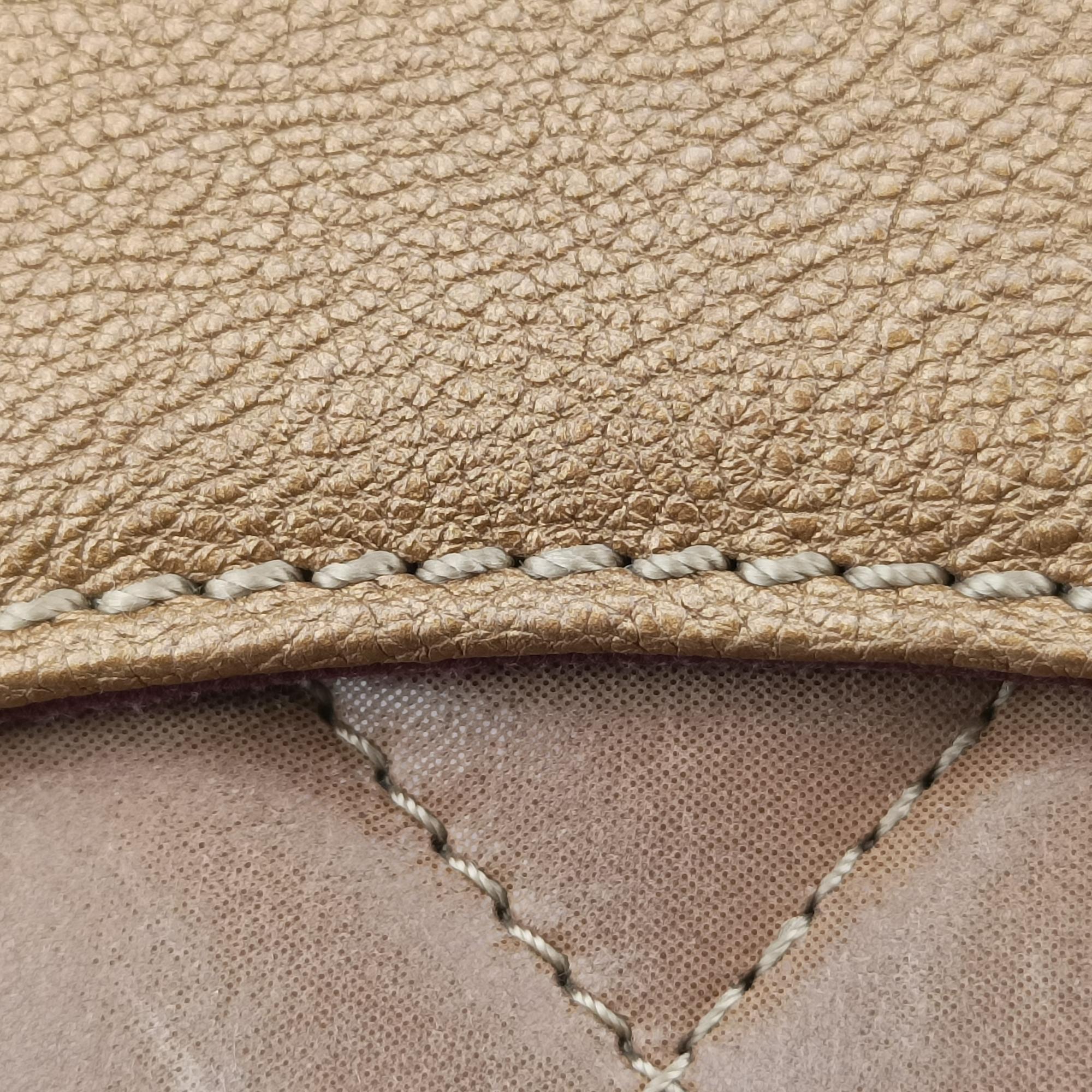 Pre-owned Chanel Back To School Mini Flap Golden Leather A67252 shoulderbag | stylenewstar