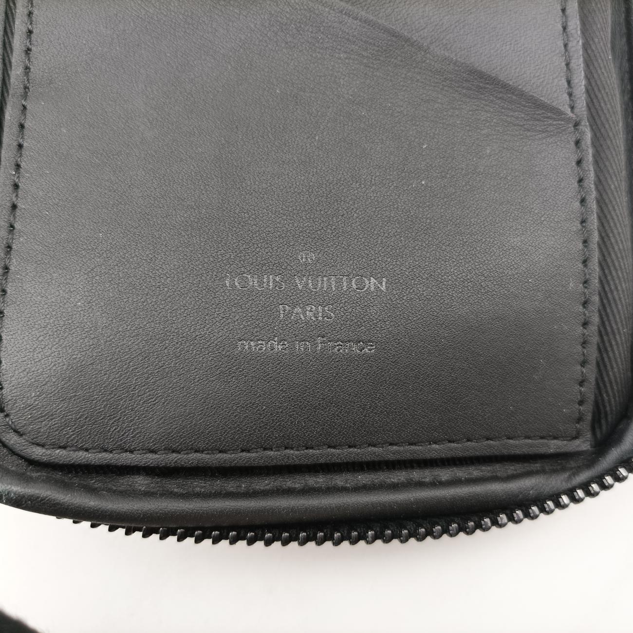 Pre-owned Louis Vuitton NIGO collaboration Double phone pouch EBENE Damier Giant N40377 shoulderbag | stylenewstar