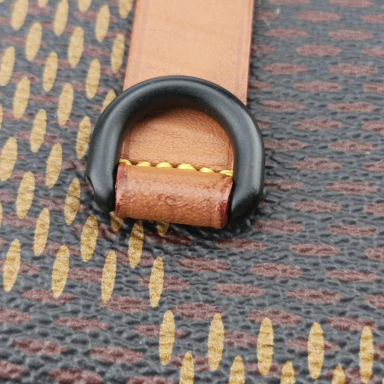 Pre-owned Louis Vuitton NIGO collaboration Double phone pouch EBENE Damier Giant N40377 shoulderbag | stylenewstar