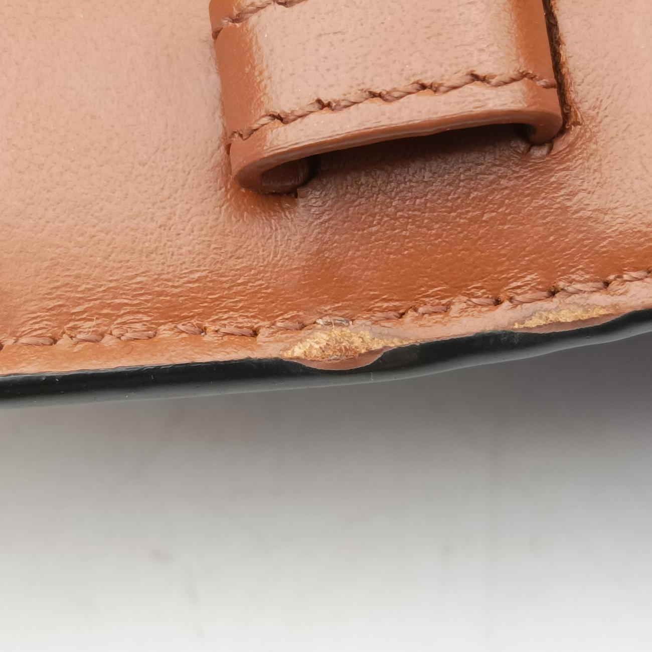 Vintage Celine Mini Triomphe Brown PVC coated canvas  shoulderbag | stylenewstar