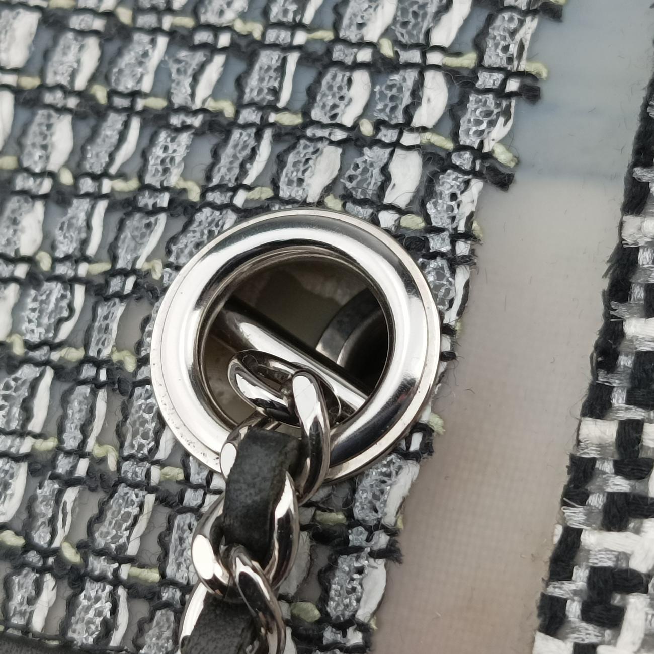 Pre-owned Chanel Patchwork Rubber Tote Multicolour Fabric × vinyl A50880 shoulderbag | stylenewstar