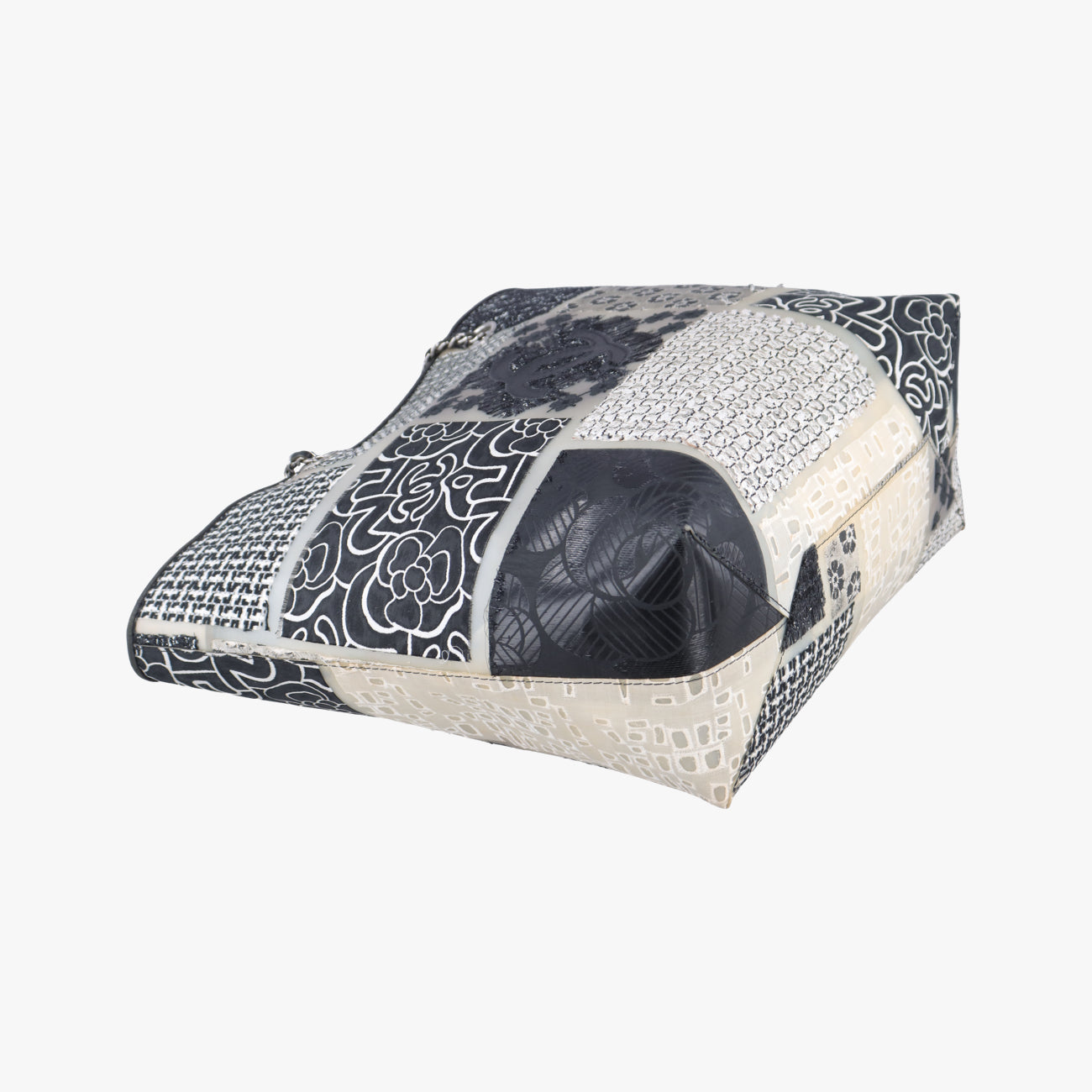 Pre-owned Chanel Patchwork Rubber Tote Multicolour Fabric × vinyl A50880 shoulderbag | stylenewstar