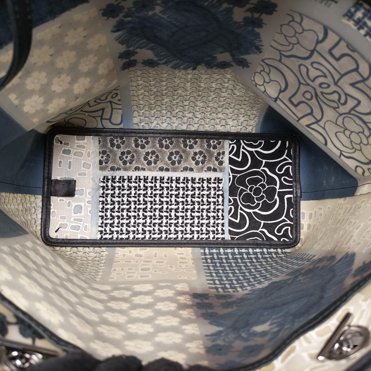 Pre-owned Chanel Patchwork Rubber Tote Multicolour Fabric × vinyl A50880 shoulderbag | stylenewstar