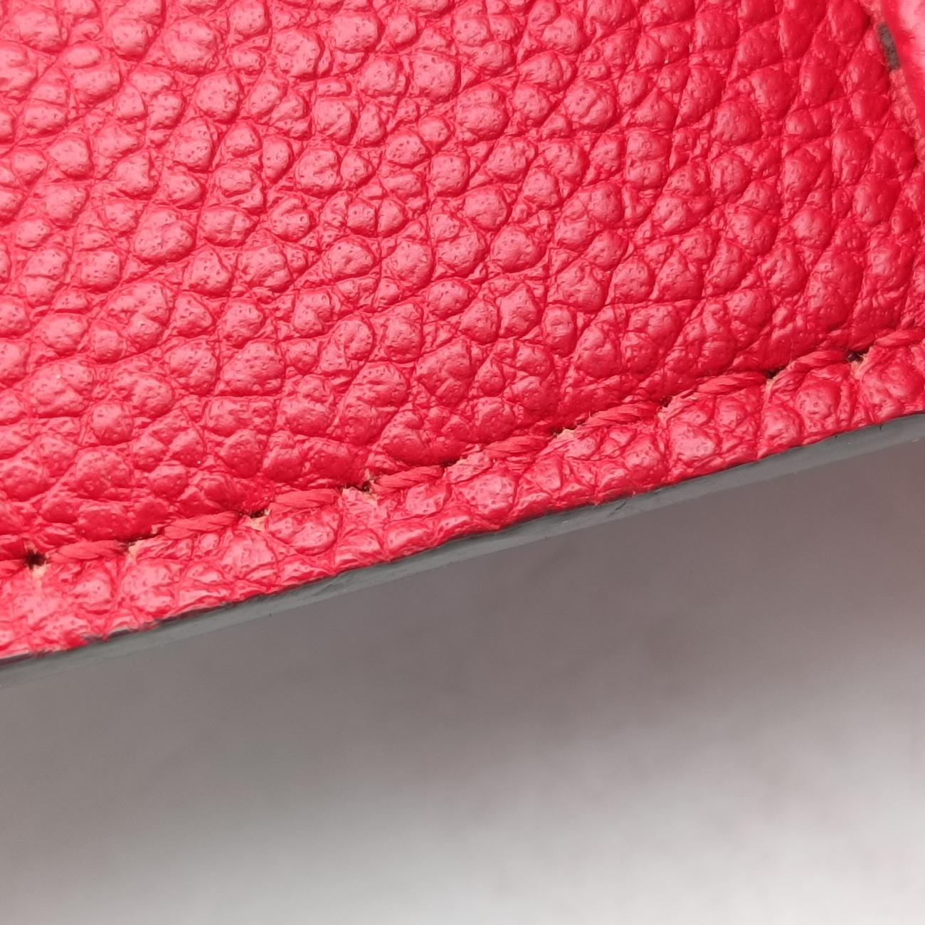 Pre-owned Louis Vuitton Pochette MéTIS MM Scarlet Red Monogram Empreinte M44155 shoulderbag | stylenewstar