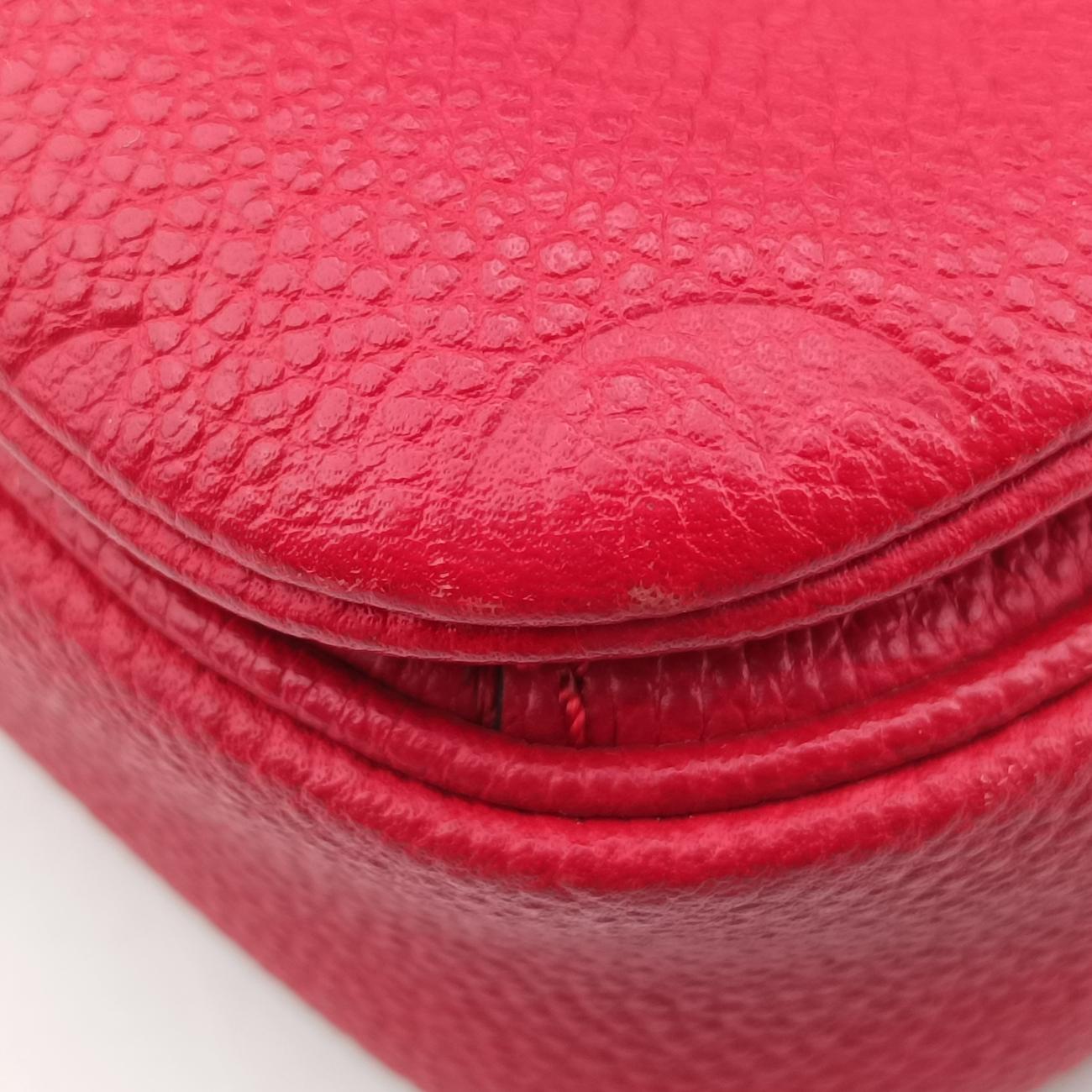 Pre-owned Louis Vuitton Pochette MéTIS MM Scarlet Red Monogram Empreinte M44155 shoulderbag | stylenewstar