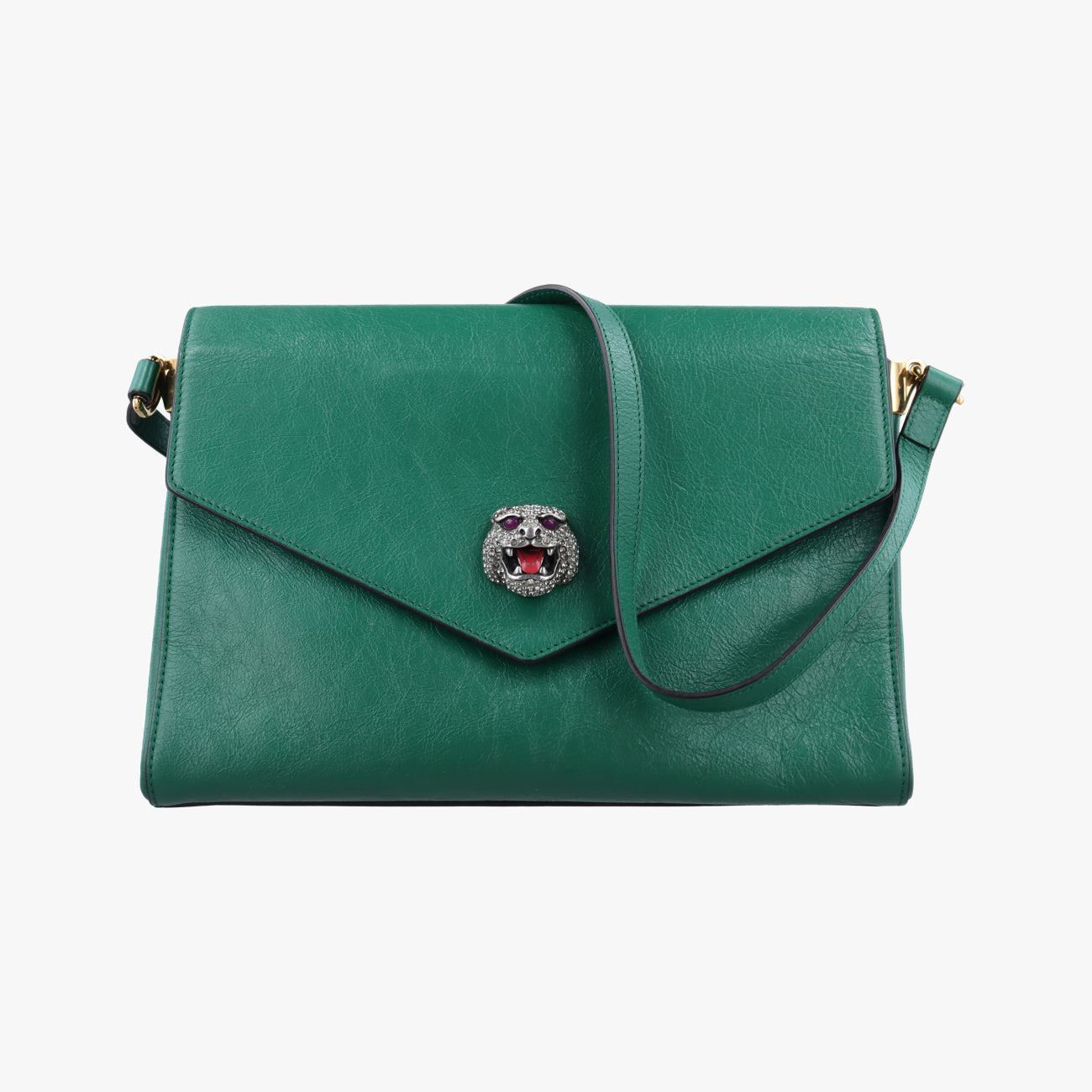 Thiara Envelope Animalier Green Leather E025648748